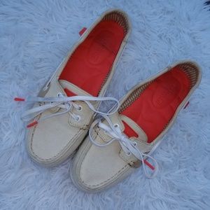 Sperry canvas boat shoes